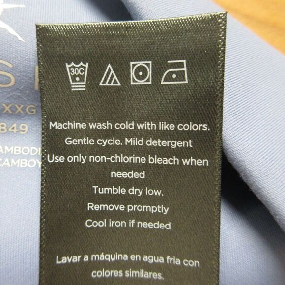 DANSKIN High Waist Leggings Tights Sz XL (16) High Rise Infinity Blue Purple NWT - Picture 9 of 11